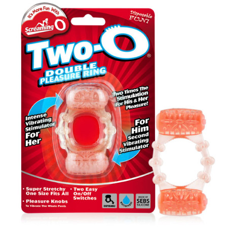 Two-O Double Pleasure Vibrating Ring