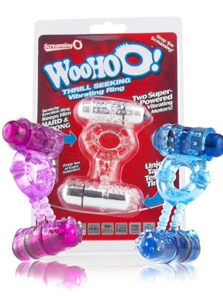 Screaming O Woo Hoo Dual-Vibrating Ring Screaming O Woo Hoo Dual-Vibrating Ring