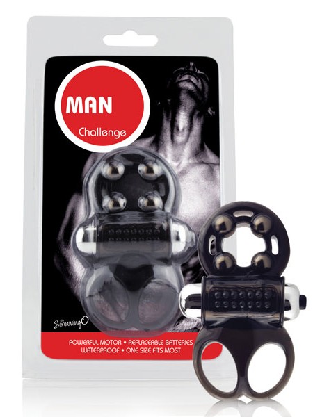 O Man Challenge The Screaming O O Man Challenge cock ring